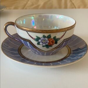 Vintage NORITAKE Floral Cup/Saucer